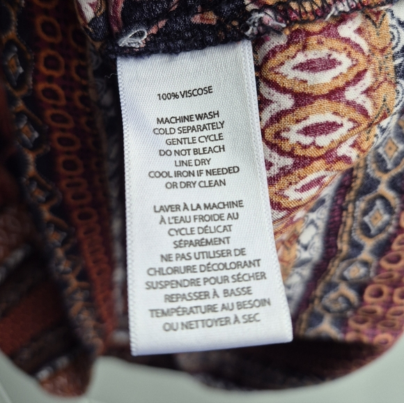 Beachlunchlounge Small Navy Floral Print Boho Midi Dress - Picture 6 of 9